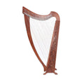 Musical Instrument 32 String Lever Harp Celtic Irish Style Carrying Bag Strings and Tuner - Echo Harps
