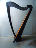 Musical Instrument Black 42 String Lever Harp Celtic Irish Style Carrying Bag Strings and Tuner - Echo Harps